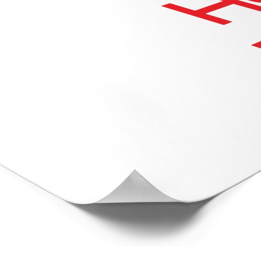 Hou Calm en Hug een Barber Poster (Hoek)