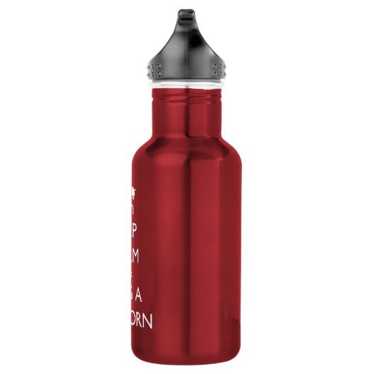 Hou Calm en Hug een Unicorn Waterfles (Rechts)