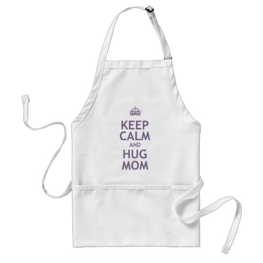 Hou Calm en Hug mama Standaard Schort (Voorkant)