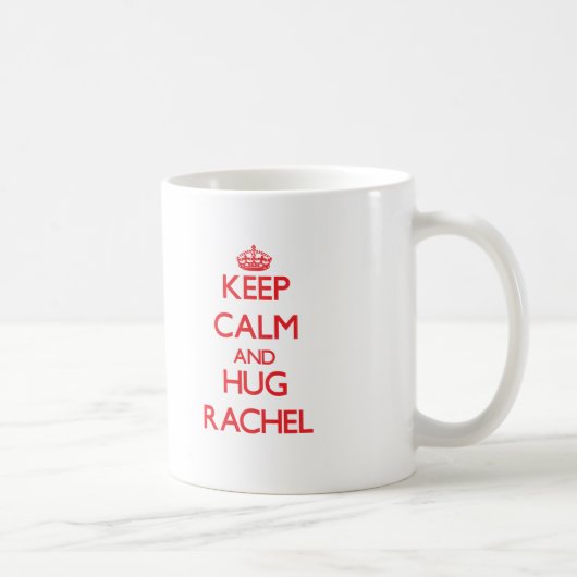 Hou Calm en Hug Rachel Koffiemok (Rechts)