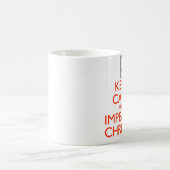 Hou Calm en Impeach Christie Koffiemok (Center)