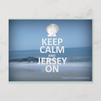 Hou Calm en Jersey op Briefkaart