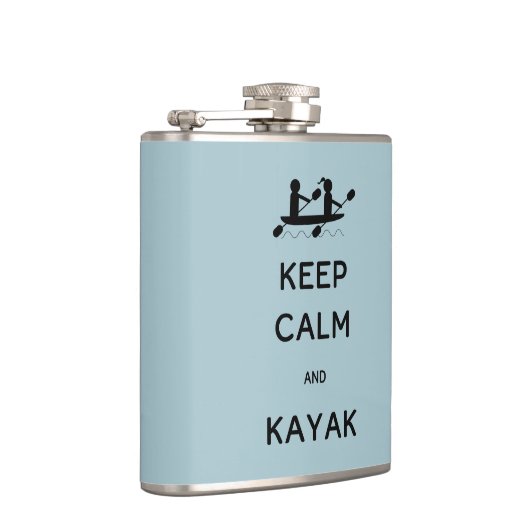 Hou Calm en Kayak bij mij Heupfles (Rechts)