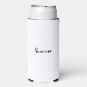 Hou Calm en Kayak bij mij Seltzer Blikjeskoeler (Seltzer Achterkant)