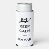 Hou Calm en Kayak bij mij Seltzer Blikjeskoeler (Seltzer Voorkant)