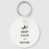 Hou Calm en Kayak Double Sided Sleutelhanger (Achterkant)