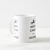 Hou Calm en Kayak Koffiemok (Voorkant links)