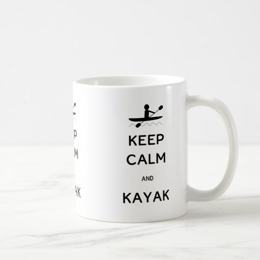 Hou Calm en Kayak Koffiemok (Rechts)