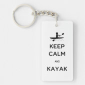 Hou Calm en Kayak Sleutelhanger (Voorkant)
