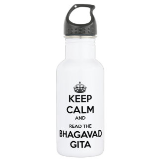 Hou Calm en lees de Bhagavad Gita Waterfles