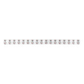 Hou Calm en loop de Doxie.  Cute Dachshund Satijnen Lint (Voorkant)