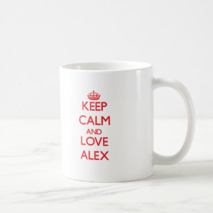 Hou Calm en Love Alex Koffiemok
