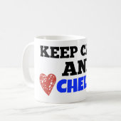 Hou Calm en Love Chelsea. Koffiemok (Voorkant links)