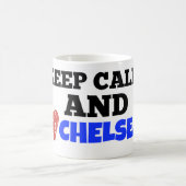 Hou Calm en Love Chelsea. Koffiemok (Center)