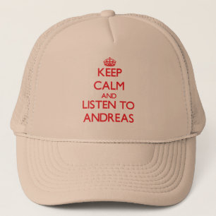Hou Calm en luister naar Andreas Trucker Pet