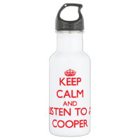 Hou Calm en luister naar een Cooper