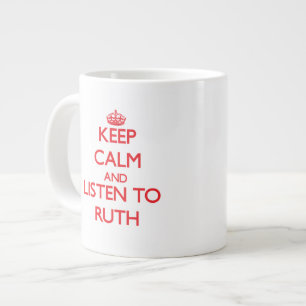 Hou Calm en luister naar Ruth Grote Koffiekop
