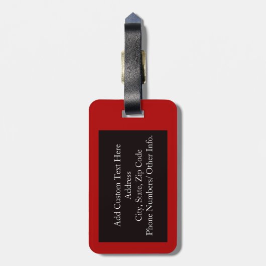 Hou Calm en Obey mama Bagagelabel (Achterkant verticaal)