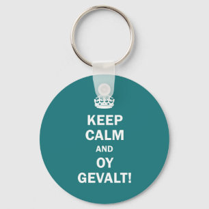 "Hou Calm en Oy Gevalt!" Sleutelhanger