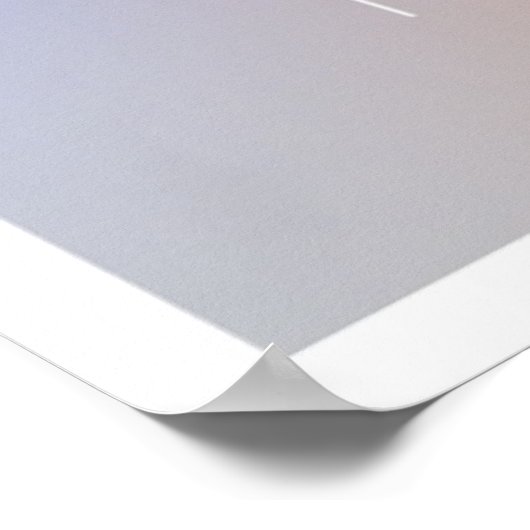 Hou Calm en Parler Francais Poster (Hoek)