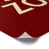 Hou Calm en Shoot Zombies Poster (Hoek)