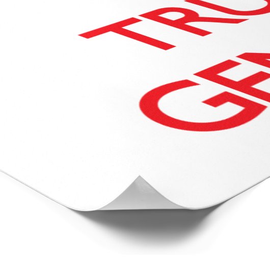 Hou Calm en vertrouw op de genealogist Poster (Hoek)