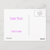 Hou Calm en wees een prinses  Briefkaart (Achterkant)