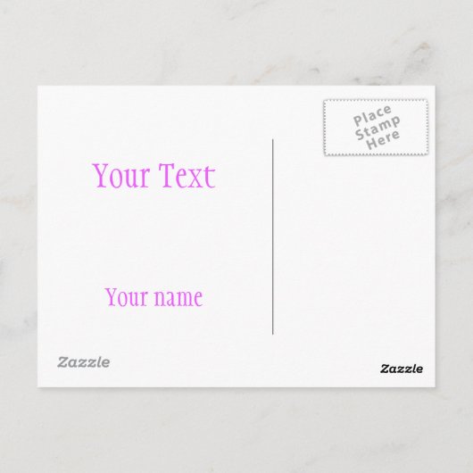 Hou Calm en wees een prinses Briefkaart (Achterkant)