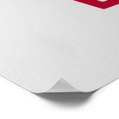 Hou Calm en weet dat Jezus Heer is Poster (Hoek)