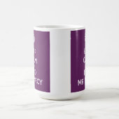 Hou Calm en zoek Mr Darcy Jane Austen Koffiemok (Center)