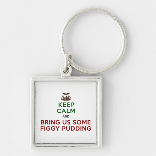 Hou Calm Figgy Pudding Sleutelhanger (Voorkant)