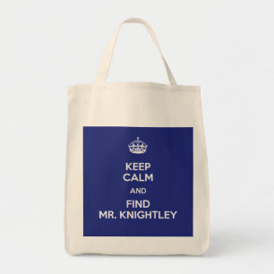 Hou Calm Find Mr Knachtley Emma Jane Austen Tote Bag