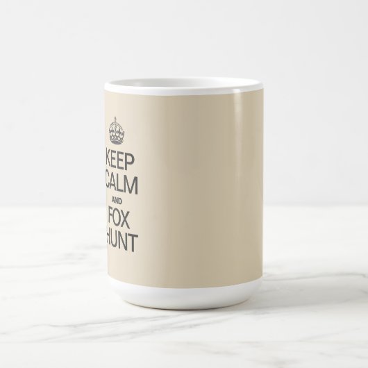 Hou Calm Fox Hunt Magische Mok (Midden)