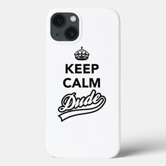 Hou Calm Guy Case-Mate iPhone Case (Achterkant)