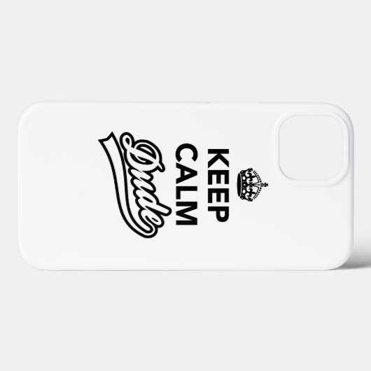 Hou Calm Guy Case-Mate iPhone Case (Achterkant (horizontaal))