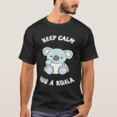 Hou Calm Hug A Koala Beer T-shirt (Voorkant)