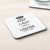 Hou Calm, ik ben advocaat Bier Onderzetter (Linkerzijde)