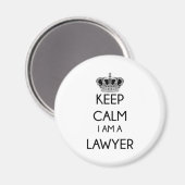 Hou Calm, ik ben advocaat Magneet (Voorkant / Achterkant)