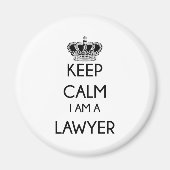 Hou Calm, ik ben advocaat Magneet (Voorkant)