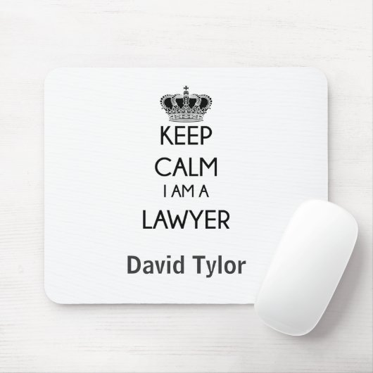 Hou Calm, ik ben advocaat Muismat (Met muis)