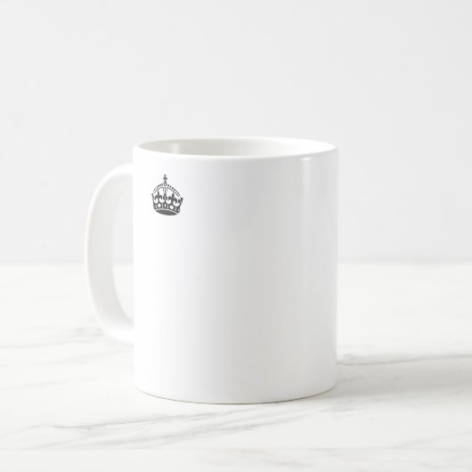 Hou Calm, ik ben de rechter. Koffiemok (Voorkant links)