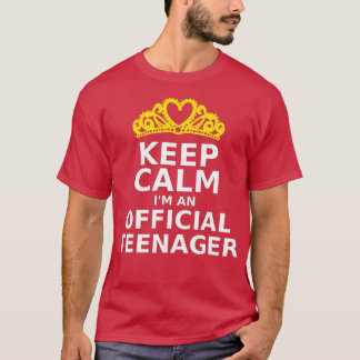 Hou Calm Im een officiële nager 13e verjaardag T-shirt
