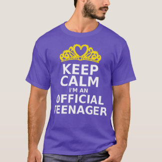 Hou Calm Im een officiële nager 13e verjaardag T-shirt
