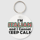 Hou Calm Italians Sleutelhanger (Voorkant)