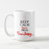 Hou Calm je komt uit New Jersey Koffiemok (Links)