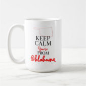 Hou Calm je komt uit Oklahoma Koffiemok (Links)