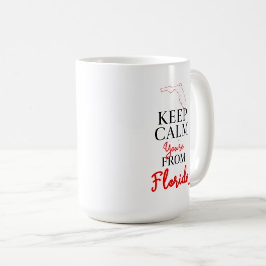 Hou Calm je uit Florida Koffiemok (Voorkant rechts)