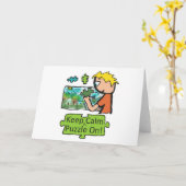 Hou Calm Jigzaag Puzzle Kaart (Gele Bloem)