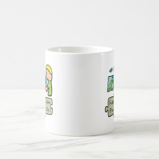 Hou Calm Jigzaag Puzzle Koffiemok (Center)