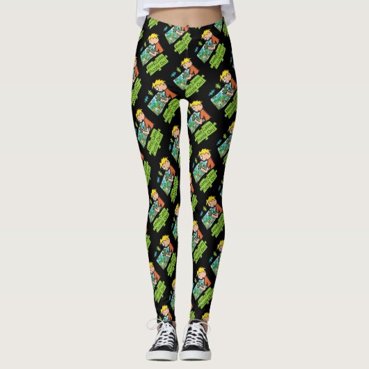 Hou Calm Jigzaag Puzzle Leggings (Voorkant)